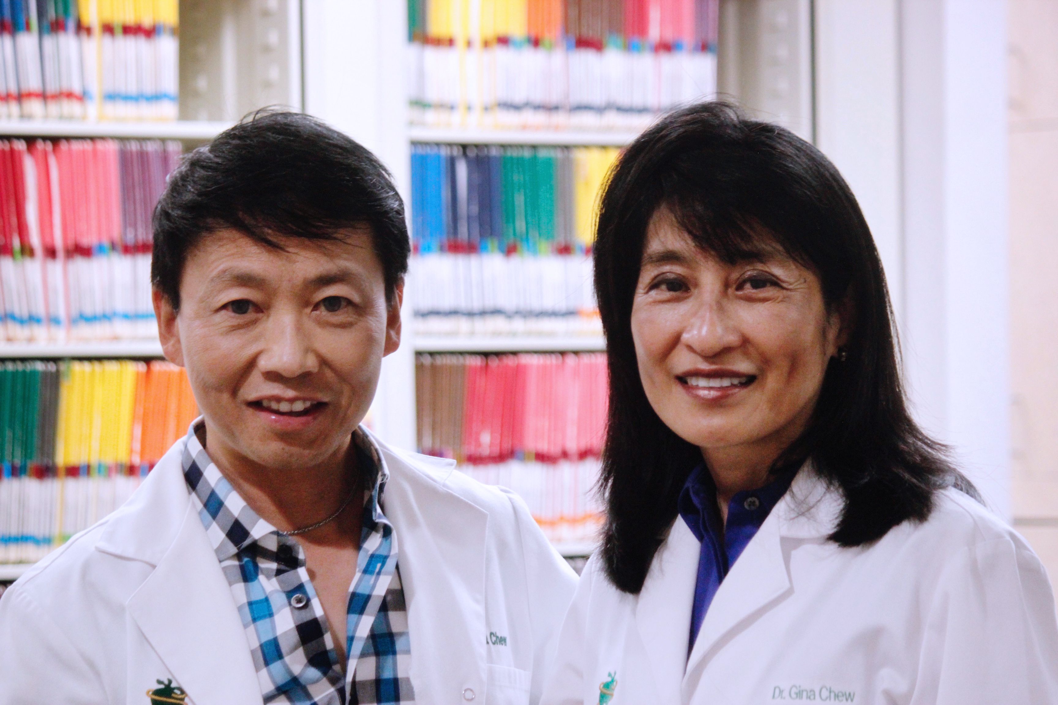 Dr. Greg Chew and Dr. Gina Chew at their Thousand Oaks practice
